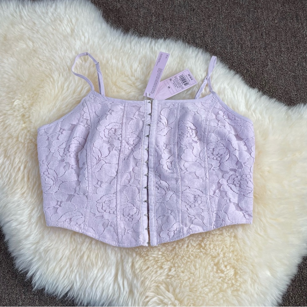 Lavender corset